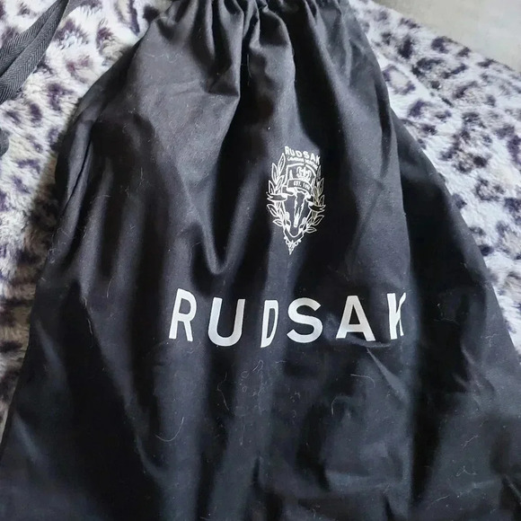 RUDSAK |  Leather Ballerina Flats Black and Silver - Picture 8 of 10